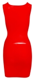 Latex Minikleid rot XS