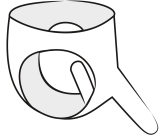 Latex Slip schwarz S-L