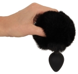 Fluffy Tail Black M