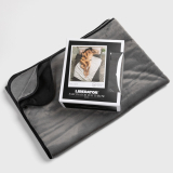 Faux-Fur Fascinator Grey/Black