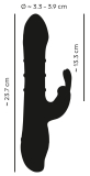 Rabbit Vibrator with 3 moving