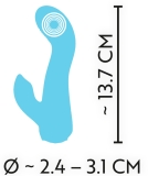 Cuties Mini Vibrator Blue 4.Ge