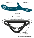 Your Strap-On RC Vibrator Blue