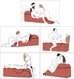 Aria Flip Chaise Black 22