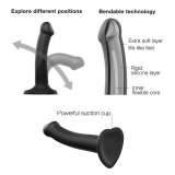 Semi-Real.Dildo M Black