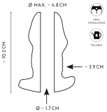 ANOS Butt Plug w Tunnel Transp