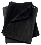 Faux-Fur Fascinator Black