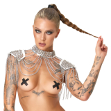 Bad Spiked Collar and shoulder