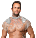 Bad Spiked Collar and shoulder