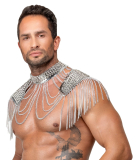 Bad Spiked Collar and shoulder