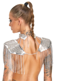 Bad Spiked Collar and shoulder