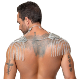 Bad Spiked Collar and shoulder