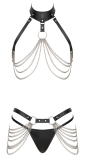 Bad Kitty Harness 3 Teile S-L