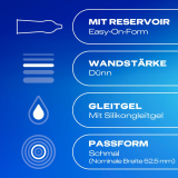 Durex Gefühlsecht Slim 10er