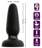 Black Velvets Silicone Plug S