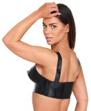 Latex Top schwarz M