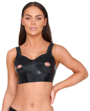 Latex Top schwarz 2XL