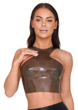 Latex Top smokey XL