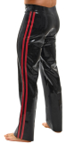 Latex Herren Hose schwarz M