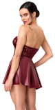 Korsagenkleid rot M