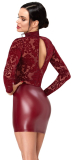 Kleid rot L