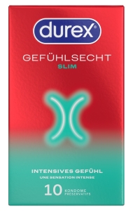Durex Gefühlsecht Slim 10er