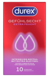 Durex Gefühlsecht Xtrafeucht10