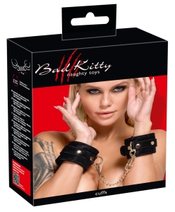 BK Handfesseln Velvet schwarz