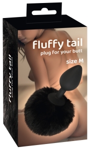 Fluffy Tail Black M