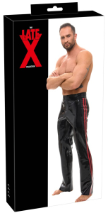 Latex Herren Hose schwarz S
