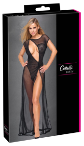 Kleid lang Netz S